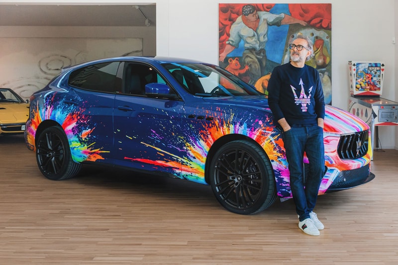 Maserati Meets Three-Michelin-Star Chef Massimo Bottura for a Paint-Splattered Levante Trofeo Fuoriserie luxury SUV sports car new model edition auto news