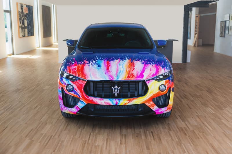 Maserati Meets Three-Michelin-Star Chef Massimo Bottura for a Paint-Splattered Levante Trofeo Fuoriserie luxury SUV sports car new model edition auto news