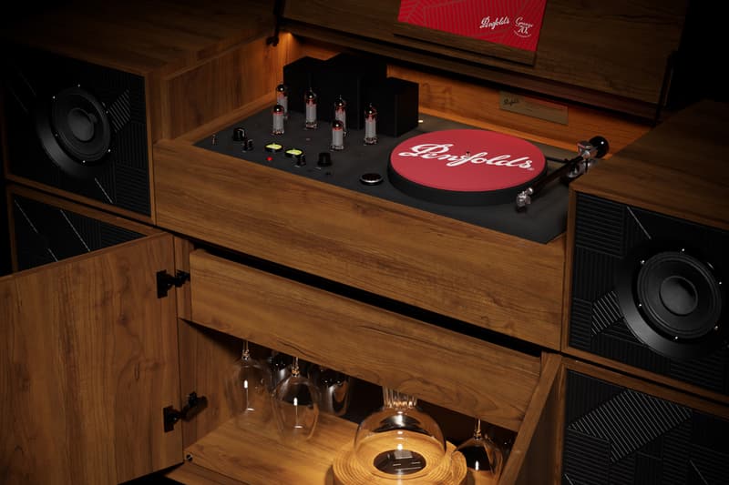 Penfolds Australian Winery Record Player Flagship Wine Grange Anniversary