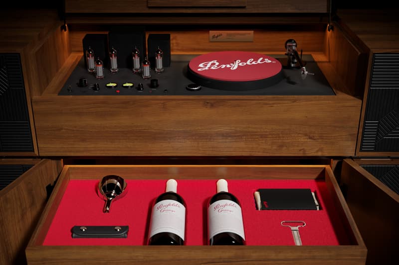 Penfolds Australian Winery Record Player Flagship Wine Grange Anniversary