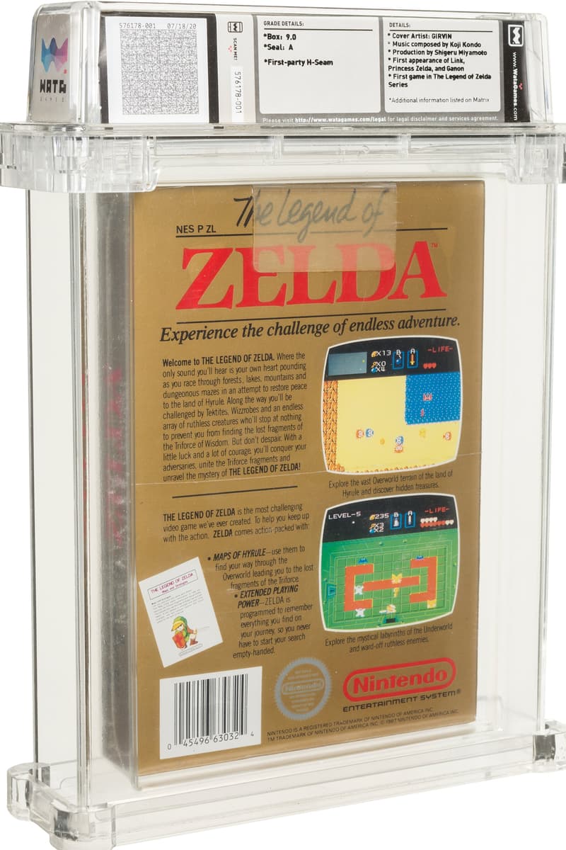 Sealed Copy of ‘The Legend of Zelda’ From 1987 Sells for a Record $870,000 USD