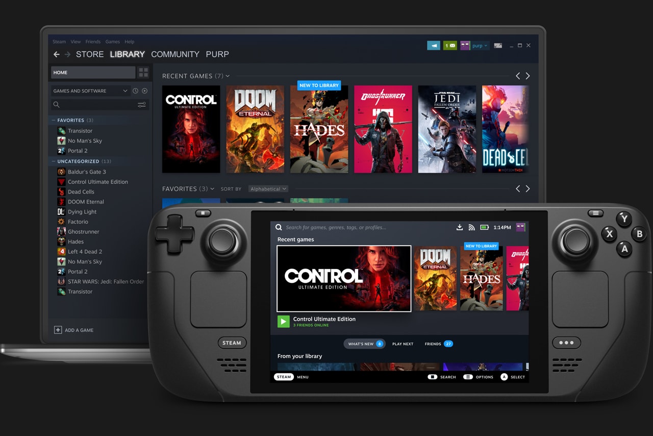 Steam Deck OLED console announced for select regions