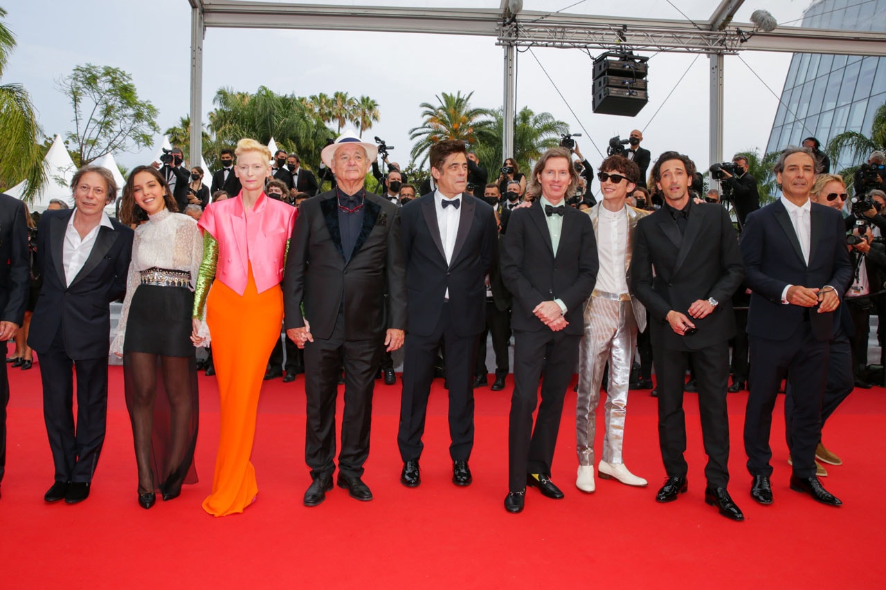  Wes Anderson's 'The French Dispatch' Receives Nine-Minute Standing Ovation at Cannes film festival premiere debut timothee chalamet tilda swinton owen wilson bill murray