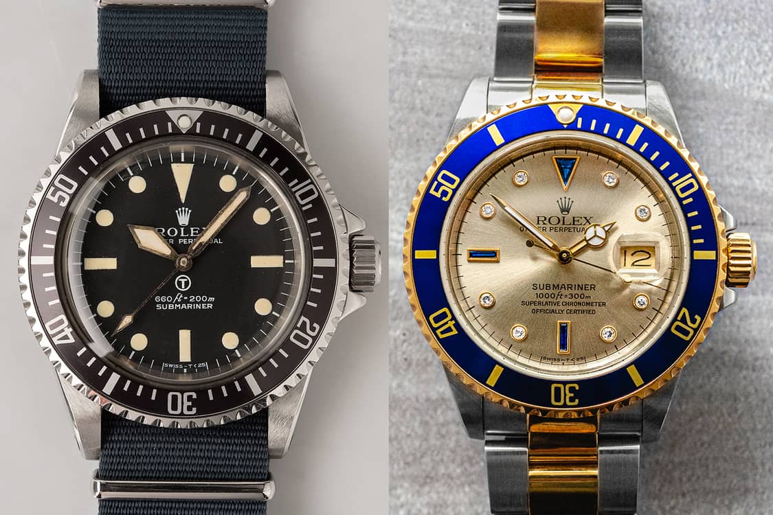 A Beginner's Guide to Some of Rolex's Most Intriguing Submariner Variants Pt. 2