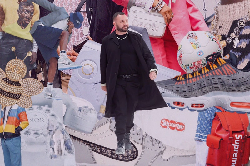 A Look Back at Kim Jones’ Boundary-Breaking Collabs travis scott umbro nike air jordans sacai dior supreme louis vuitton kanye west virgil abloh luxury fashion kering lvmh ambush hedi slimane celine ysl yoon ahn