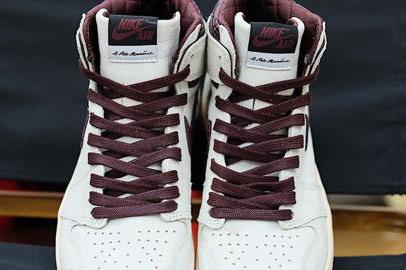 a ma maniere air jordan 1 retro high og white maroon snakeskin release date info store list buying guide photos price 