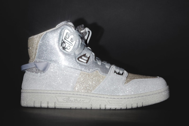 Acne Studios 08STHLM High Glitter Mens Womens Limited Edition Rare Silver Grey Glittery Hightops Air Jordan 1 Bling Stockholm Release Information Drop Date $700 USD