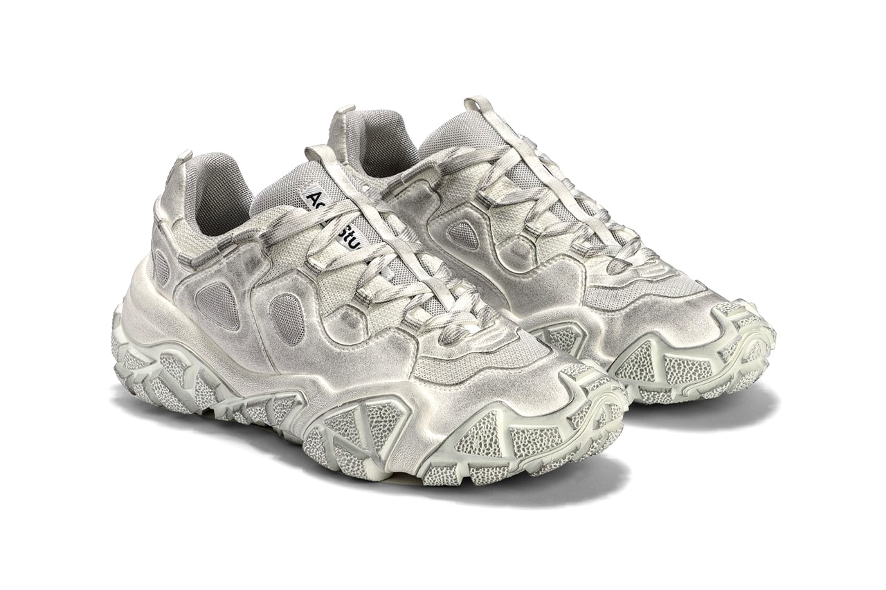 Acne Studios Bolzter "Tumbled" M Sneaker Release high end luxury worn where to buy how much