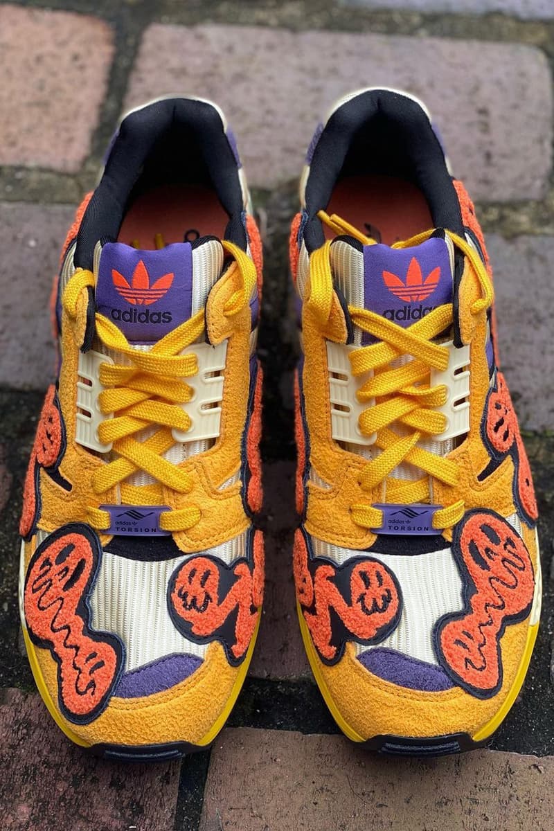 adidas zx 8000 halloween yellow purple red orange patches ghosts official release date info photos price store list buying guide