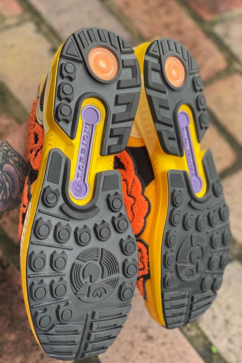 adidas zx 8000 halloween yellow purple red orange patches ghosts official release date info photos price store list buying guide