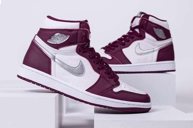  Air Jordan 1 High OG “Bordeaux” 555088-611 Release Detailed Images Jordan Brand 
