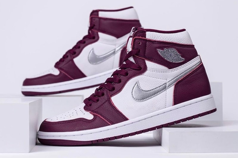  Air Jordan 1 High OG “Bordeaux” 555088-611 Release Detailed Images Jordan Brand 