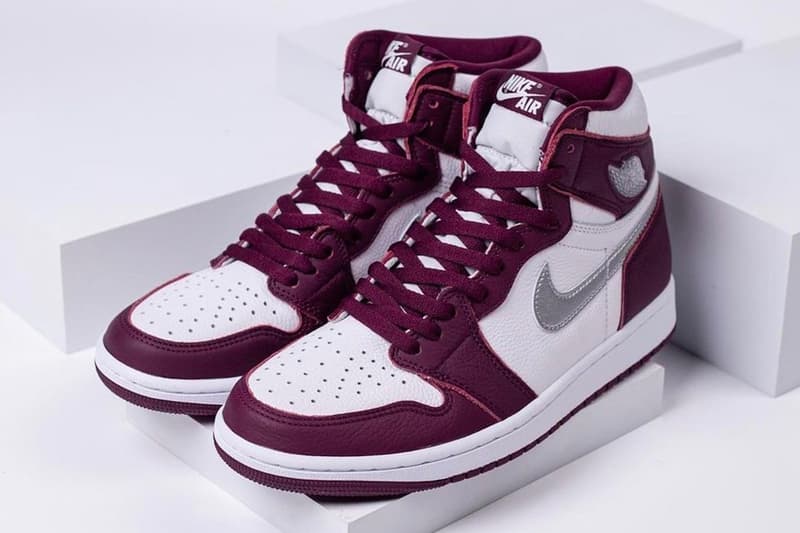  Air Jordan 1 High OG “Bordeaux” 555088-611 Release Detailed Images Jordan Brand 