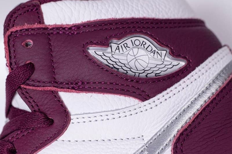  Air Jordan 1 High OG “Bordeaux” 555088-611 Release Detailed Images Jordan Brand 