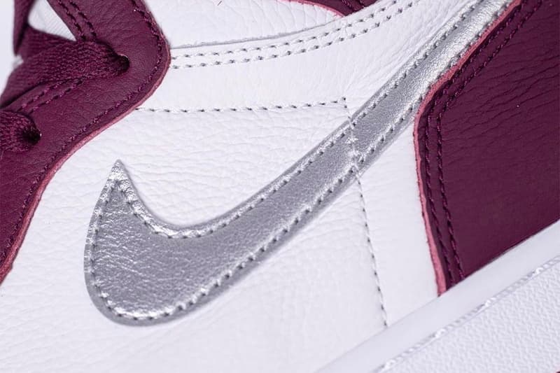  Air Jordan 1 High OG “Bordeaux” 555088-611 Release Detailed Images Jordan Brand 