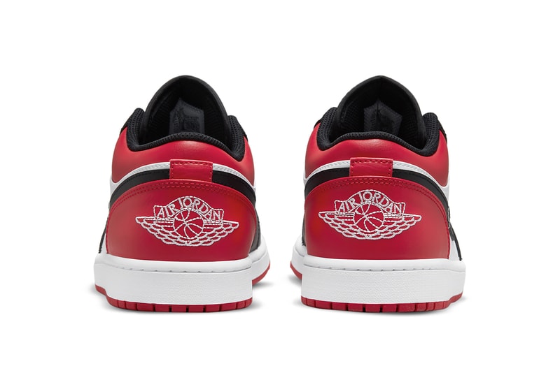 air michael jordan brand 1 low bred toe white black 553558 612 official release date info photos price store list buying guide