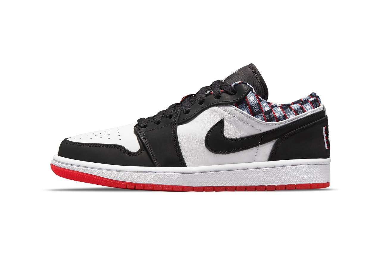 air michael jordan brand 1 low quai 54 white red black dm0095 106 official release date info photos price store list buying guide 