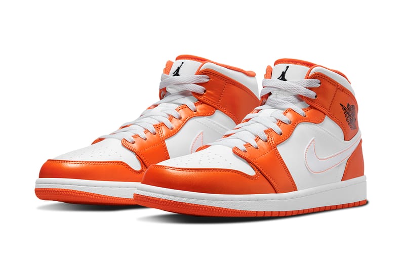 orange mids jordan 1