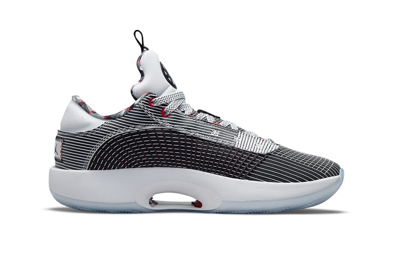 air jordan 35 low quai 54 white red black DJ2830 106 release date info store list buying guide photos price 