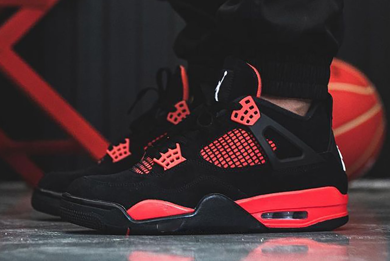 air jordan 4 red thunder CT8527 016 release info date store list buying guide photos price black 