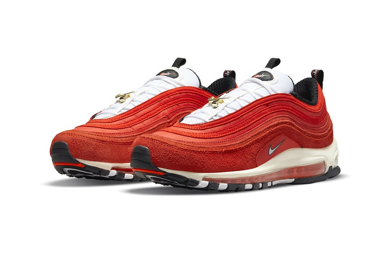Nike Air Max 97 First Use Blood dark Orange red swoosh 50th year anniversary shoe sneaker release reveal Buy Price Date 