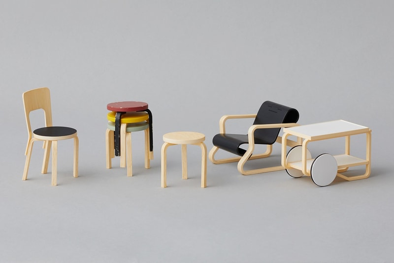 artek miniatures alvar aalto takaratomy arts collaboration mini furniture iconic pieces homeware accessories decor collection release info