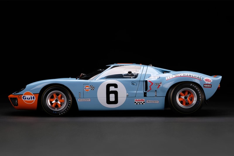 amalgam collection 1 8th scale replica model 1969 le mans winning ford gt40 race car racing 
