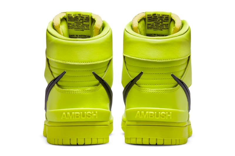 AMBUSH Nike Dunk High Flash Lime Official Look Release Info CU7544-300 Date Buy Price Yoon Ahn