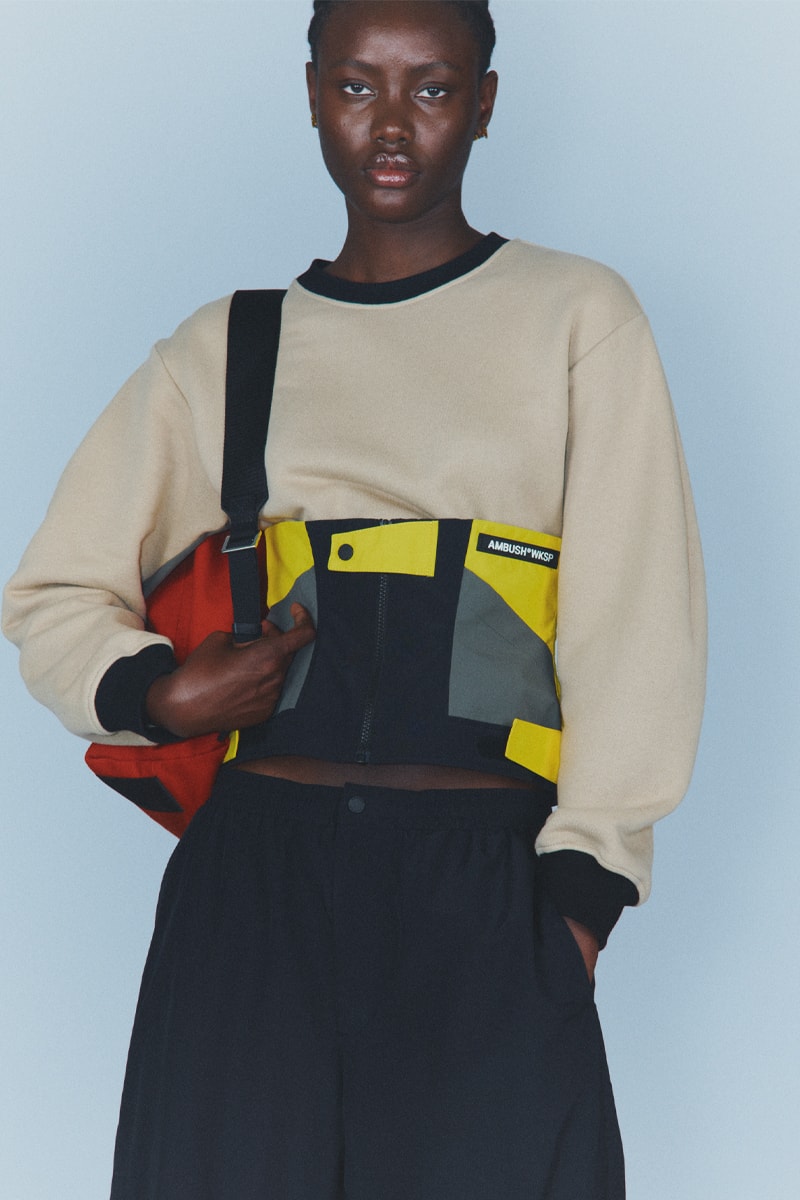 AMBUSH Unveils Wilderness Adventure-Inspired SS22 Collection Yoon Ahn AMBUSH Spring/Summer 2022 Collection Lookbook hagihara takuya ambush artisanal ambush wardrobe nike technical fabrics journey around he world