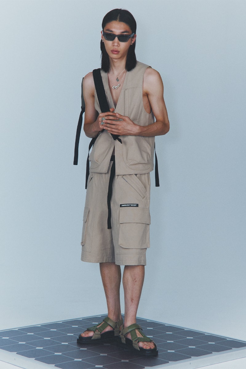 AMBUSH Unveils Wilderness Adventure-Inspired SS22 Collection Yoon Ahn AMBUSH Spring/Summer 2022 Collection Lookbook hagihara takuya ambush artisanal ambush wardrobe nike technical fabrics journey around he world