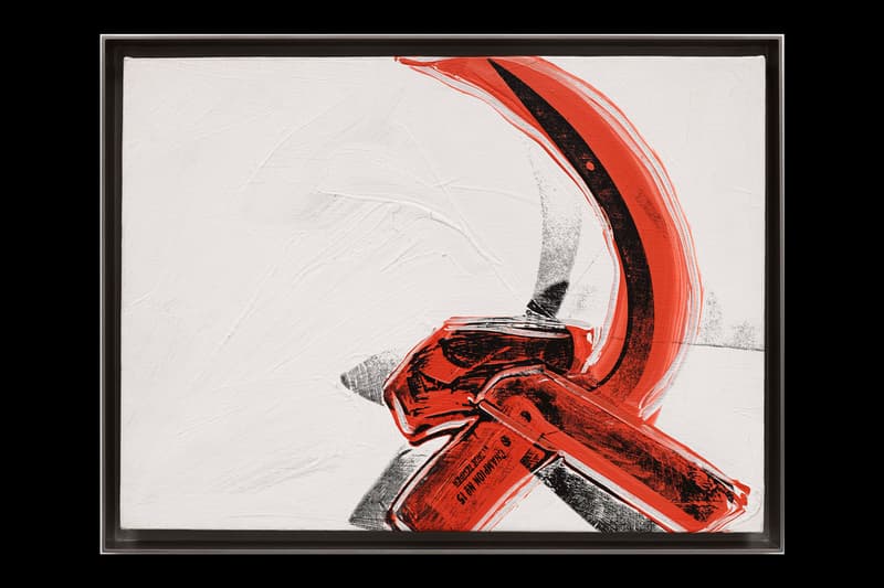 andy warhol hammer and sickle paintings