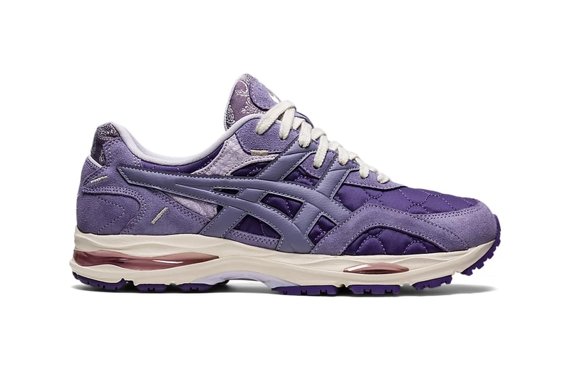 asics gel mc plus ash rock black lilac purple cream quilted paisley 1201A312 500 001 official release date info photos price store list buying guide