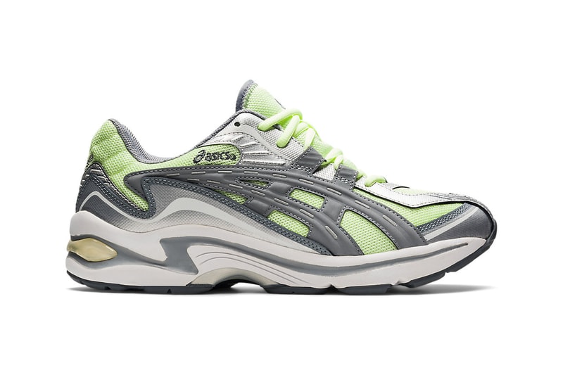 ASICS GEL-PRELEUS "Illuminate Yellow/Sheet Rock" release information green silver