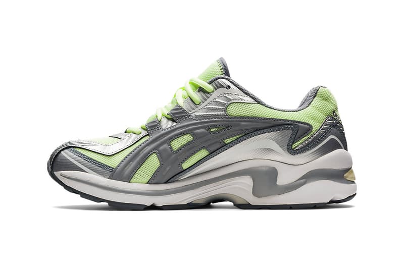 ASICS GEL-PRELEUS "Illuminate Yellow/Sheet Rock" release information green silver