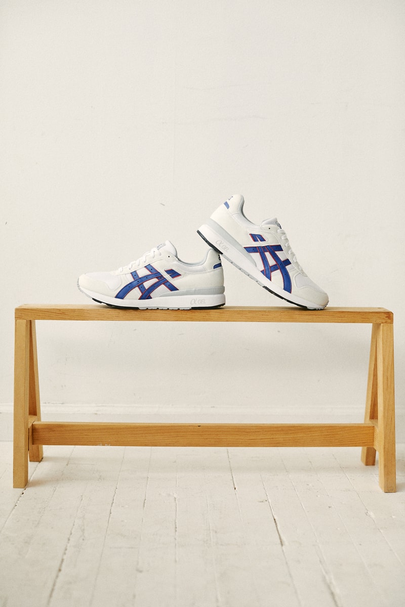asics running shoe footwear 80s vintage retro stripes