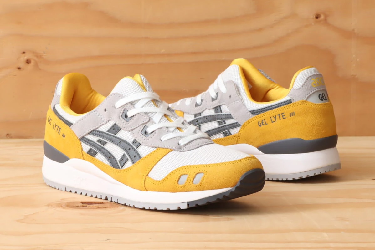 asics sportstyle gel ltye iii 3 white yellow gray blue red july 2021 official release date info photos price store list buying guide