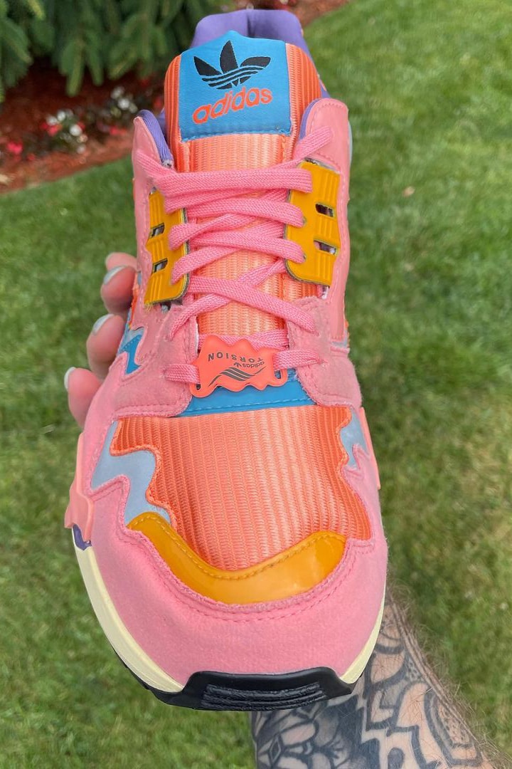 bad bunny naughty rabbit adidas zx 8000 ice cream melting orange pink blue purple official release date info photos price store list buying guide