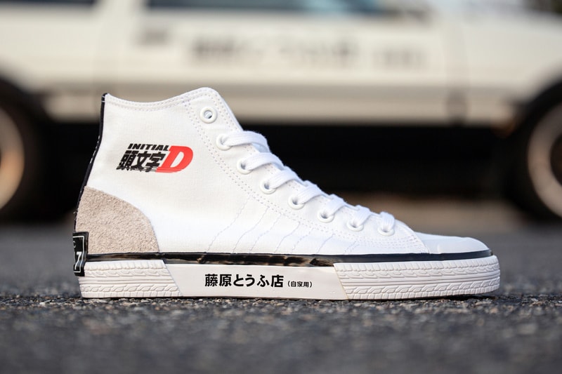 bait initial d adidas originals nizza hi high ae86 toyota trueno takumi fujiwara official release date info photos price store list buying guide