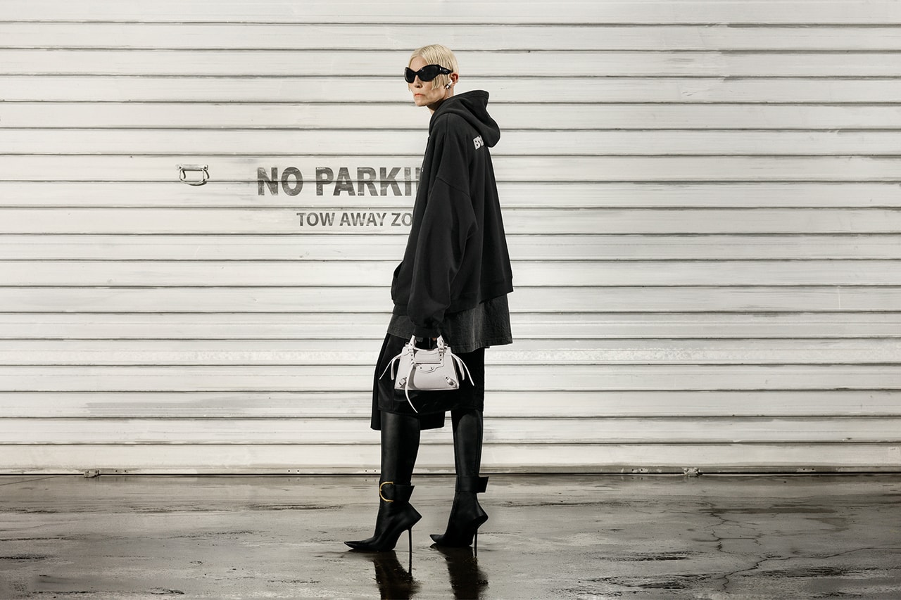 Balenciaga Campaign Katy Grannan Justin Bieber Isabelle Huppert DIY Runner Sneaker Couture Collection Neo Classic Bag Le Cagole