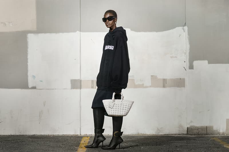 Balenciaga kampania Katy Grannan Justin Bieber Isabelle Huppert DIY Runner Sneaker Couture Collection Neo klasyczna torba Le Cagole