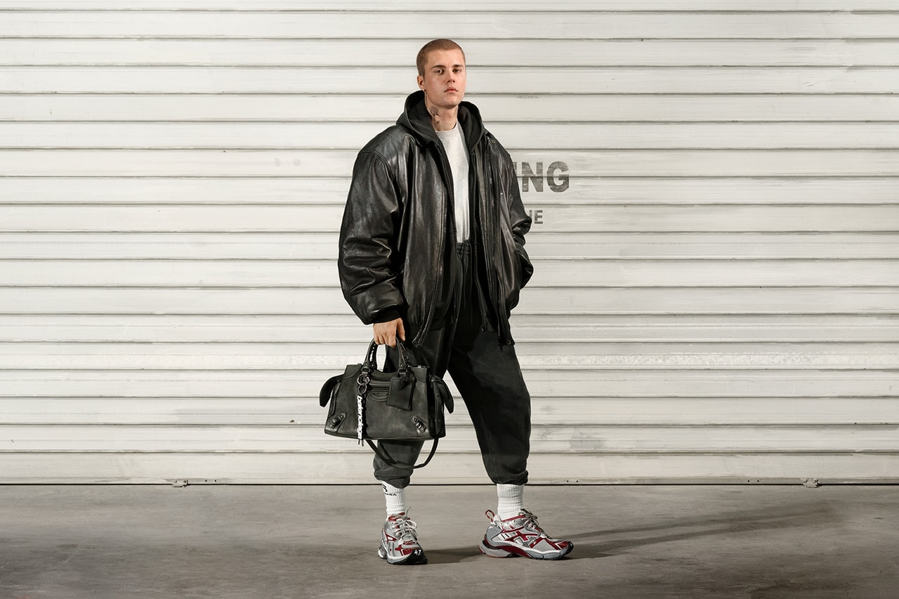 Balenciaga Campaign Katy Grannan Justin Bieber Isabelle Huppert DIY Runner Sneaker Couture Collection Neo Classic Bag Le Cagole