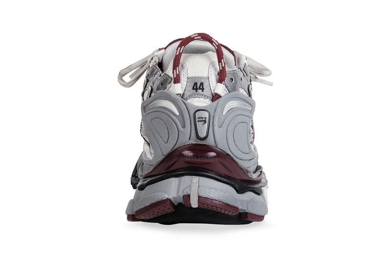 Balenciaga Runner Black White Dark Red Grey Mesh Nylon New Sneaker Chunky Dad Shoe Y2K Demna Gvasalia Worn Out Distressed Release Information Drop Date Closer Look