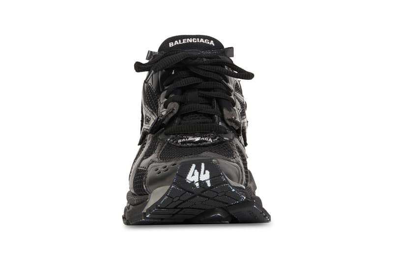 Balenciaga Runner Black White Dark Red Grey Mesh Nylon New Sneaker Chunky Dad Shoe Y2K Demna Gvasalia Worn Out Distressed Release Information Drop Date Closer Look