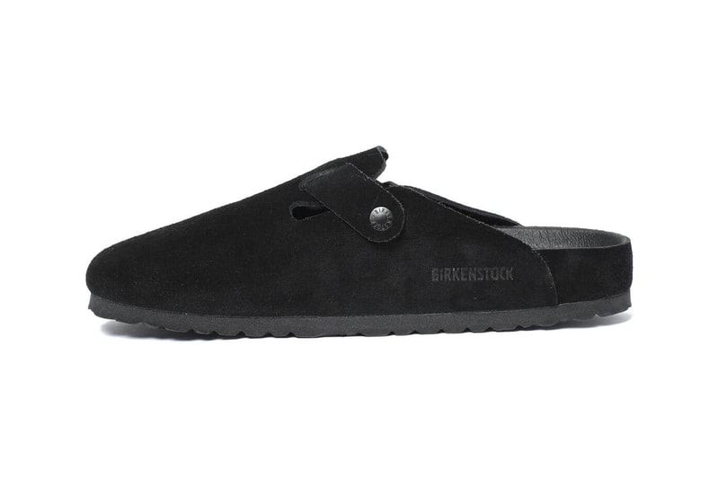 beams birkenstock boston clog mule black suede official release date info photos price store list buying guide