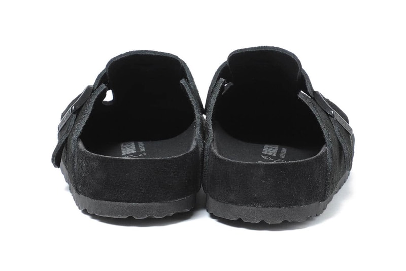 beams birkenstock boston clog mule black suede official release date info photos price store list buying guide