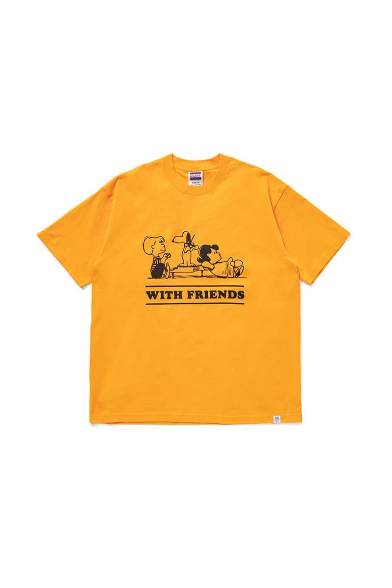 BEDWIN & THE HEARTBREAKERS x PEANUTS Collab japan fashion lookbook snoopy charlie brown grey yellow white cream black
