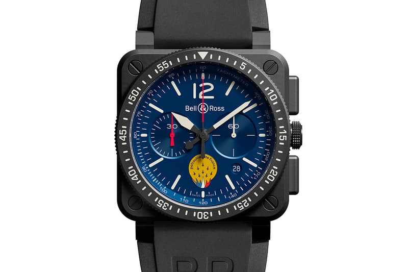 Black Ceramic Chronograph From Bell & Ross Marks Brand's Status as Watch Partner of French Aerobatic Team