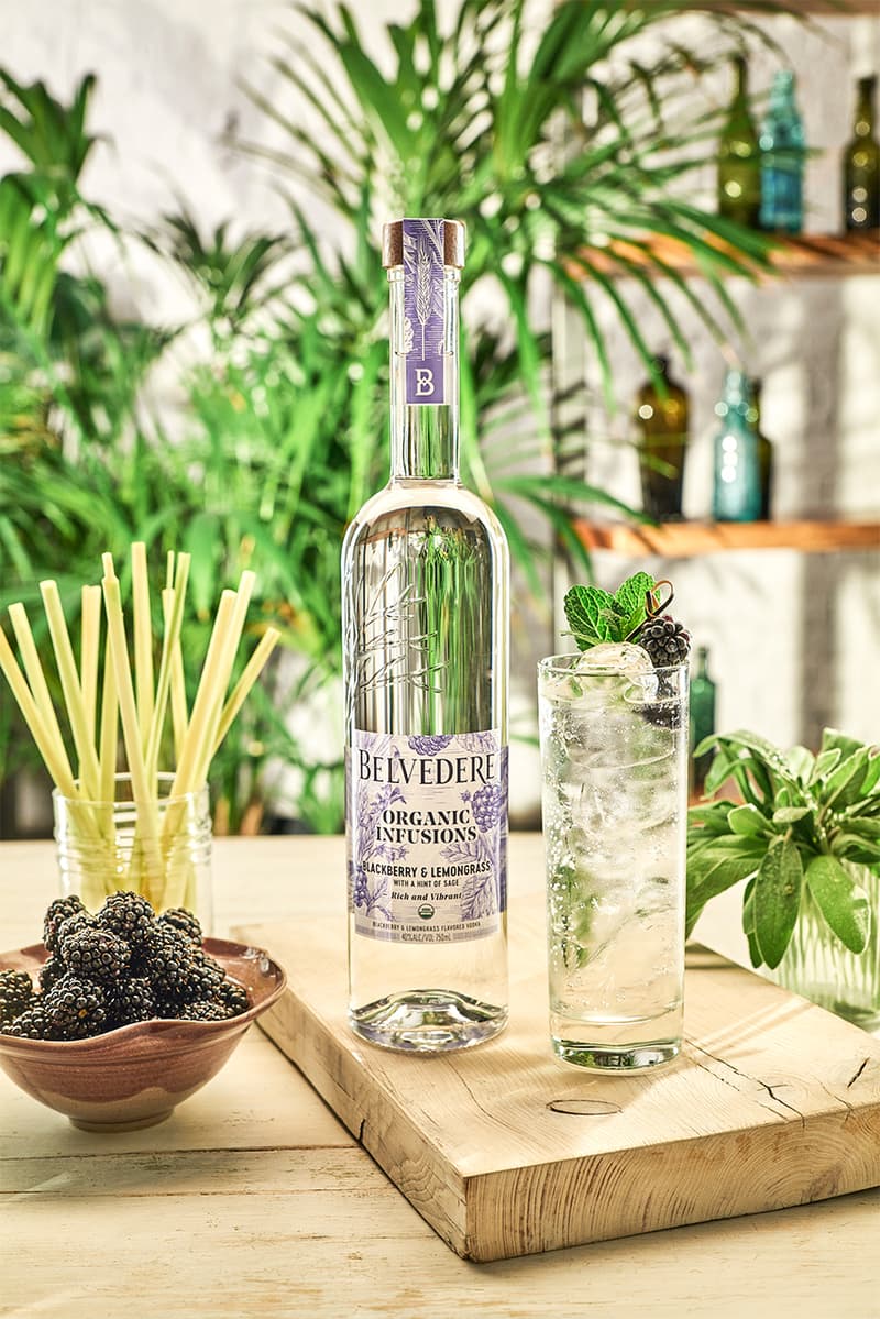 belvedere organic infusions flavored vodka nyc interactive greenhouse installation new york city lemon basil pear ginger blackberry lemongrass