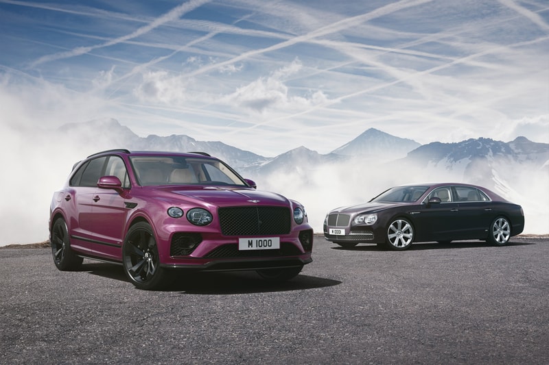 Bentley Mulliner Bentayga 1000th Commission One-Off Unique One of a Kind Design Custom Built Limited Edition SUV 4x4 Luxury Car Aubergine Purple