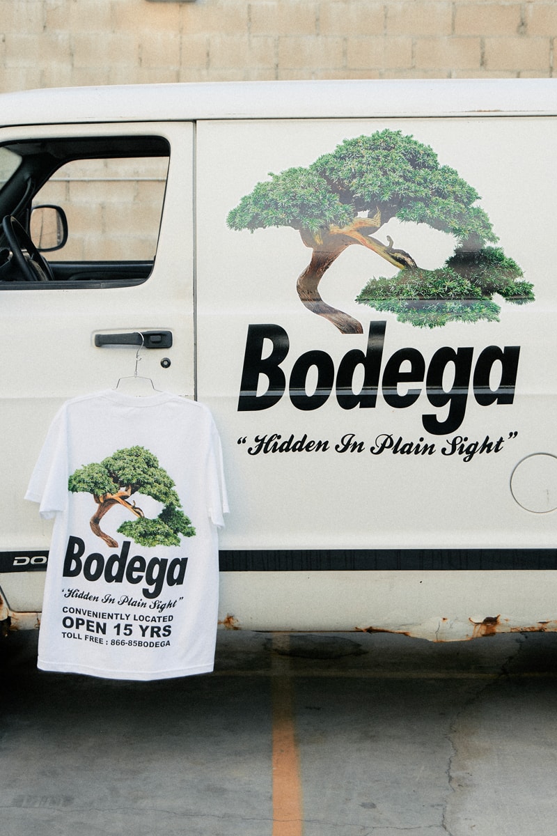 Bodega Pleasures collaboration capsule california boston bonzai camping SS21 packing list built to last hidden in plain sight release drop